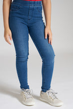 Load image into Gallery viewer, Blue Basic Jegging - REDTAG
