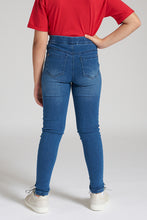 Load image into Gallery viewer, Blue Basic Jegging - REDTAG
