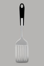 Load image into Gallery viewer, Silver Stainless Slotted Turner Spoon
