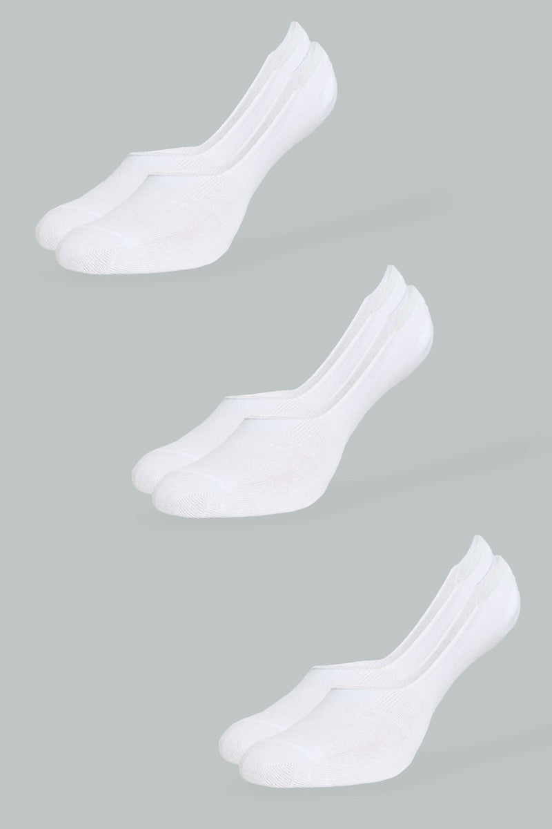 Redtag-White-Plain-Invisible-Socks-(3-Pack)-365,-Colour:White,-Filter:Men's-Clothing,-Men-Socks,-Non-Sale-Men's-