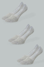 Load image into Gallery viewer, Redtag-Grey-Plain-Invisible-Socks-(3-Pack)-365,-Colour:Grey,-Filter:Men&#39;s-Clothing,-Men-Socks,-Non-Sale-Men&#39;s-
