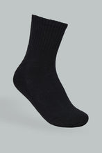 Load image into Gallery viewer, Redtag-Black-Sports-Socks-(Pack-of-2)-365,-Colour:Black,-Filter:Men&#39;s-Clothing,-Men-Socks,-Non-Sale-Men&#39;s-
