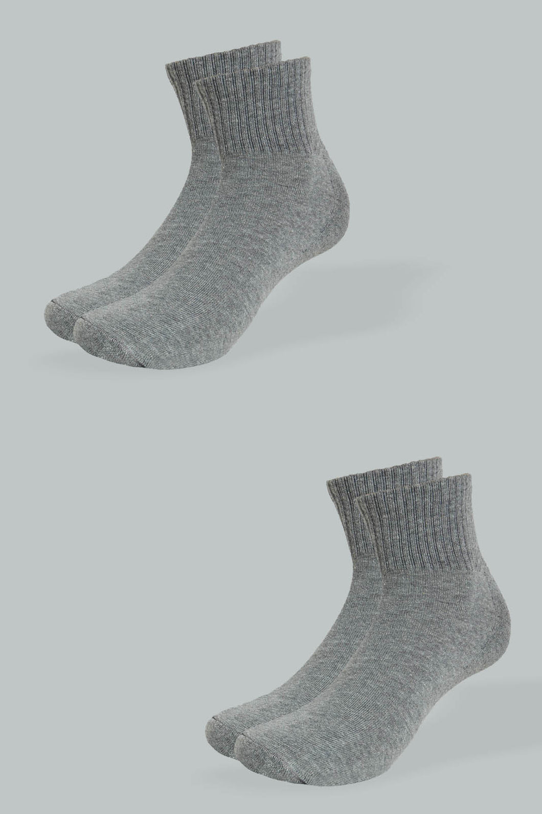 Redtag-Grey-Sports-Socks-(Pack-of-2)-365,-Colour:Grey,-Filter:Men's-Clothing,-Men-Socks,-Non-Sale-Men's-