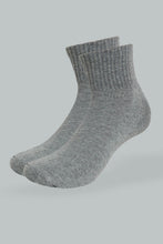 Load image into Gallery viewer, Redtag-Grey-Sports-Socks-(Pack-of-2)-365,-Colour:Grey,-Filter:Men&#39;s-Clothing,-Men-Socks,-Non-Sale-Men&#39;s-
