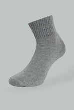 Load image into Gallery viewer, Redtag-Grey-Sports-Socks-(Pack-of-2)-365,-Colour:Grey,-Filter:Men&#39;s-Clothing,-Men-Socks,-Non-Sale-Men&#39;s-
