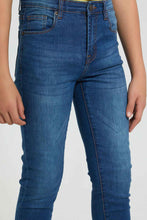 تنزيل الصورة على معرض الصور، Redtag-Bsr-365-5Pkt-Stretch-Slim-Fit-Jeans-Senior-Boys-9 to 14 Years
