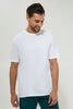 White Round Neck Basic T-Shirt