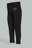 Black Diamond Embellished Legging