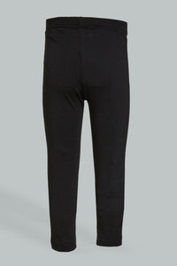 Black Diamond Embellished Legging