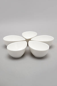 White Porcelain Bowl (5 Piece Set)