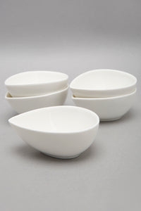 White Porcelain Bowl (5 Piece Set)