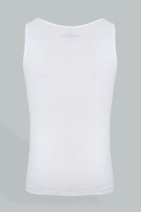 White Sleeveless Vest