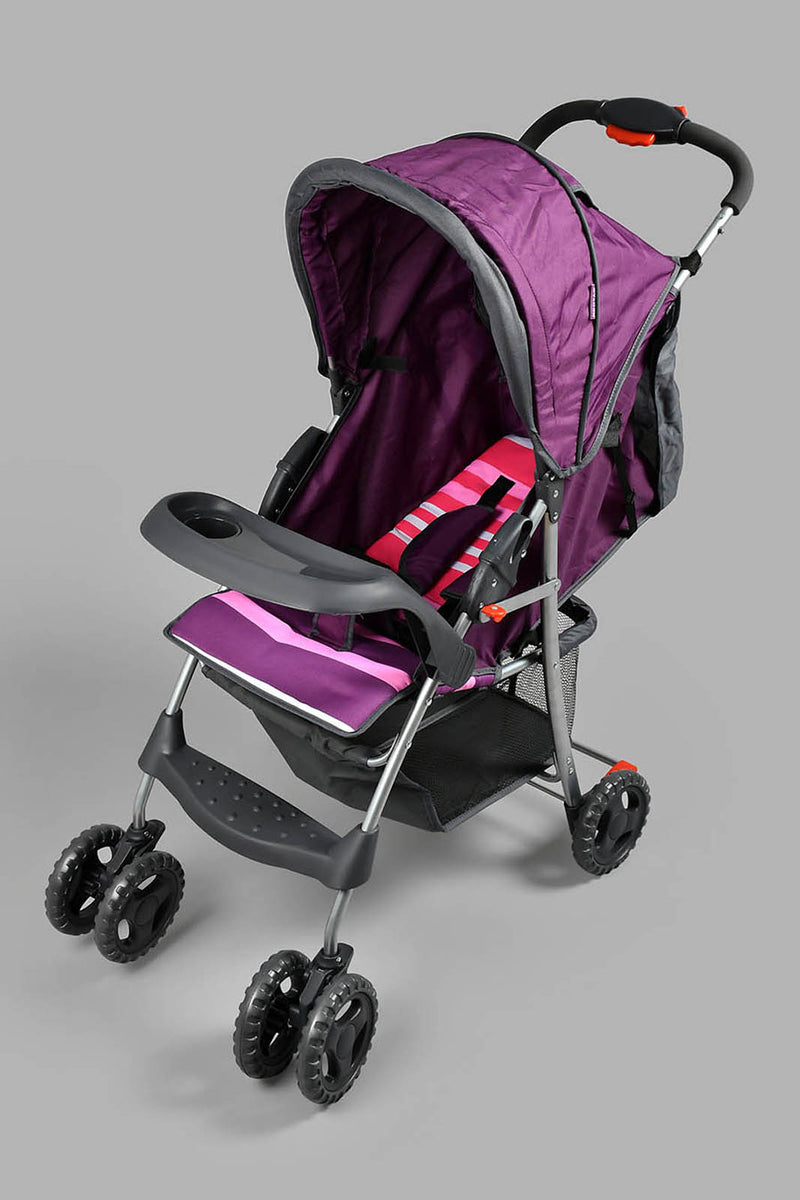 Redtag-Purple-Baby-Stroller-Stroller-New-Born-Baby-