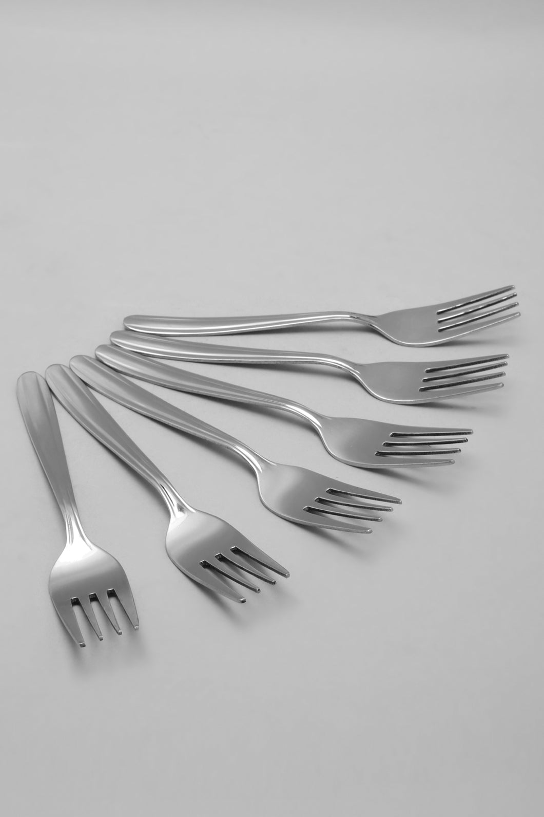 Silver Embossed Cake Fork ( 6 Piece)