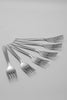 Silver Embossed Cake Fork ( 6 Piece)