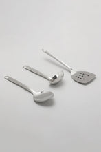 Load image into Gallery viewer, Silver Stainless Serving Utensil Set (3 Piece)
