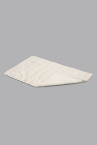 Beige Popcorn Bathmat