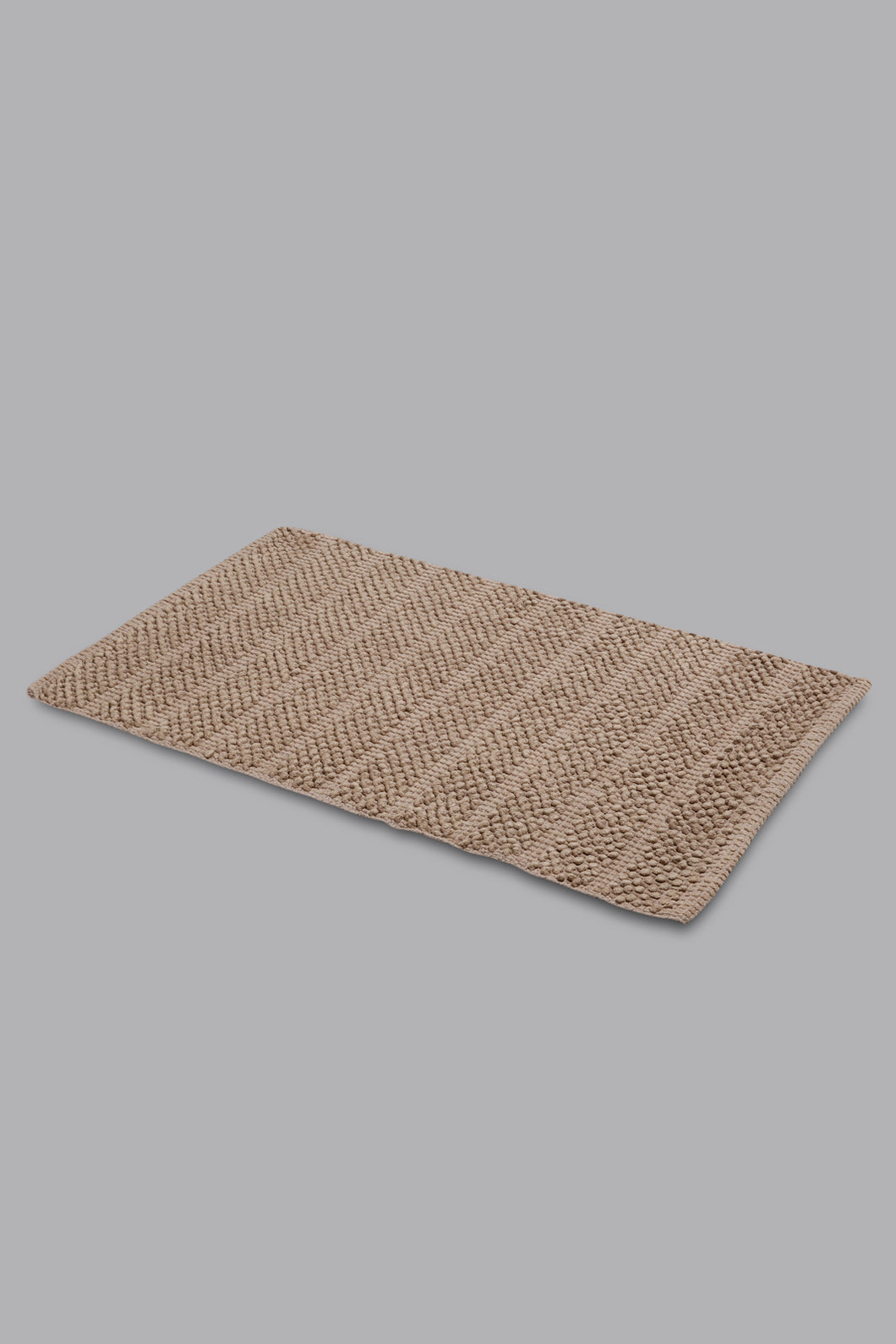 Taupe Popcorn Bathmat