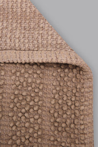 Taupe Popcorn Bathmat