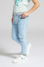 Load image into Gallery viewer, Blue 5 Pockets Jeans - REDTAG
