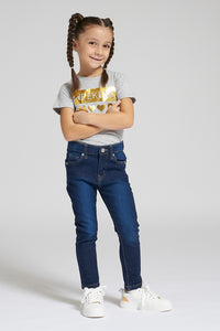 Navy 5 Pockets Jeans - REDTAG