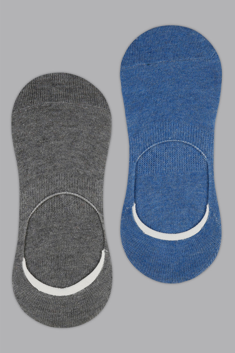 Assorted Plain Invisible Socks (2-Pack) - REDTAG