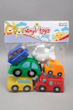 Load image into Gallery viewer, Assorted Cars and Plane Vinyl Bath Toys (Pack of 6)
