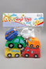 Assorted Cars and Plane Vinyl Bath Toys (Pack of 6)