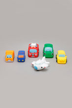 Load image into Gallery viewer, Assorted Cars and Plane Vinyl Bath Toys (Pack of 6)
