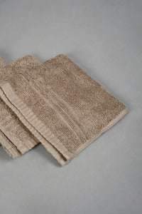 Taupe Face Towel Set (4 Piece)