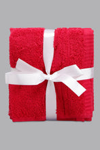 Load image into Gallery viewer, Fuchsia Soft Cotton Face Towel Set (4 Piece)
