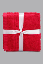 Load image into Gallery viewer, Fuchsia Soft Cotton Face Towel Set (4 Piece)
