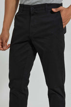 Load image into Gallery viewer, Redtag-Black-Regular-Fit-Trouser-Trousers-Men&#39;s-
