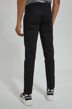 Load image into Gallery viewer, Redtag-Black-Regular-Fit-Trouser-Trousers-Men&#39;s-
