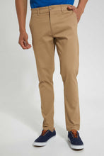 Load image into Gallery viewer, Redtag-Sand-Regular-Fit-Trouser-Trousers-Men&#39;s-
