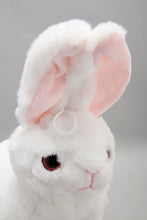 Load image into Gallery viewer, White/Pink Rabbit Toy
