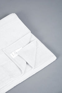 White Textured Cotton Hand Towel