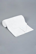 Load image into Gallery viewer, White Textured Cotton Hand Towel
