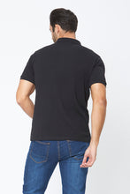 Load image into Gallery viewer, Black Polo Shirt - REDTAG
