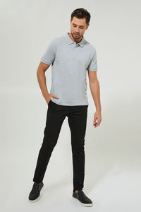 Grey Polo Shirt - REDTAG