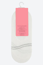 تنزيل الصورة على معرض الصور، White Jacquard Invisible Socks - REDTAG
