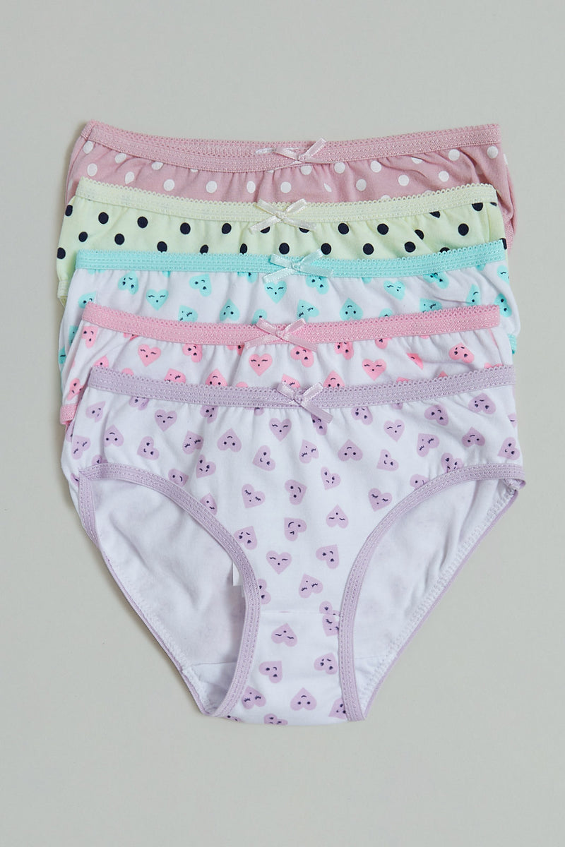 Assorted  All Over Printed Briefs (Pack Of 5)