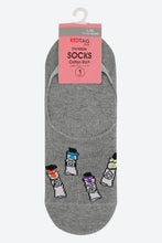 تنزيل الصورة على معرض الصور، Grey Jacquard Invisible Socks - REDTAG
