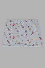 Load image into Gallery viewer, White/Blue Boxers Shorts (Pack Of 2) - REDTAG
