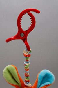 Rabbit With Clip and Teether for Active Babies