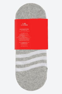 Black/Grey Invisible Socks (2-Pack) - REDTAG