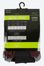 تنزيل الصورة على معرض الصور، Grey/Burgundy Hipster Trunks (2-Pack) - REDTAG
