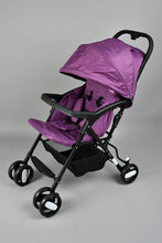 Load image into Gallery viewer, Purple Baby Stroller with Sun Shade
