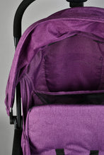 Load image into Gallery viewer, Purple Baby Stroller with Sun Shade
