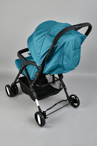 Teal Baby Stroller with Sun Shade